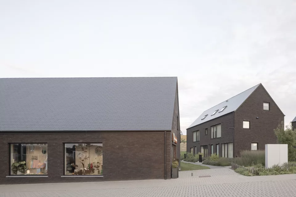 LRARCHITECTES Ecoquartier promotion immobilière résidentiel unifamiliale commerce paysage Hamois Ciney Namur