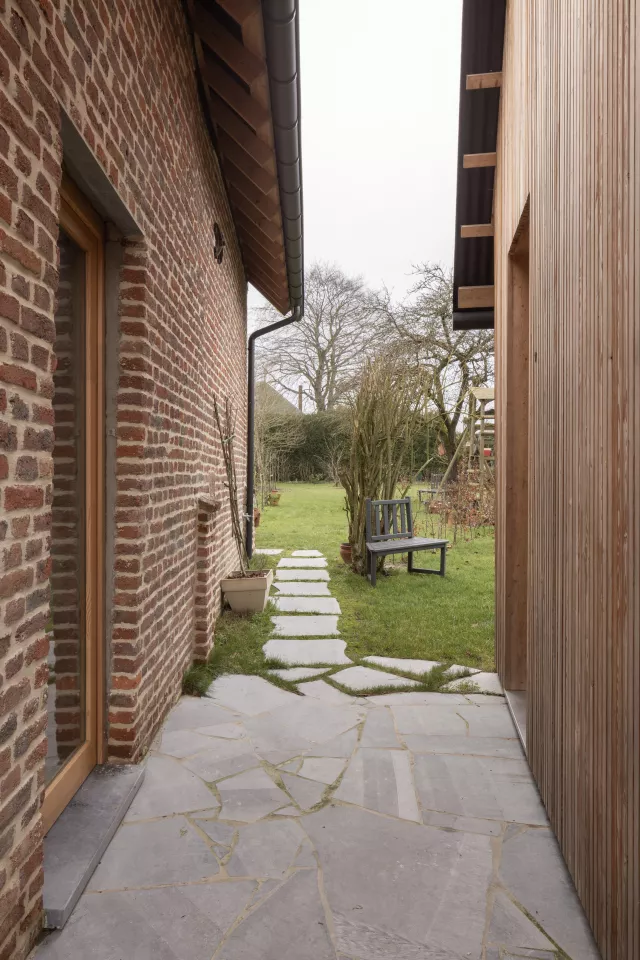 Lrarchitectes gite Sovet Condroz Namur ossature bois bardage