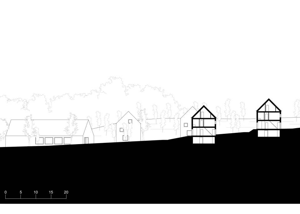 LRARCHITECTES Ecoquartier promotion immobilière résidentiel unifamiliale commerce paysage Hamois Ciney Namur