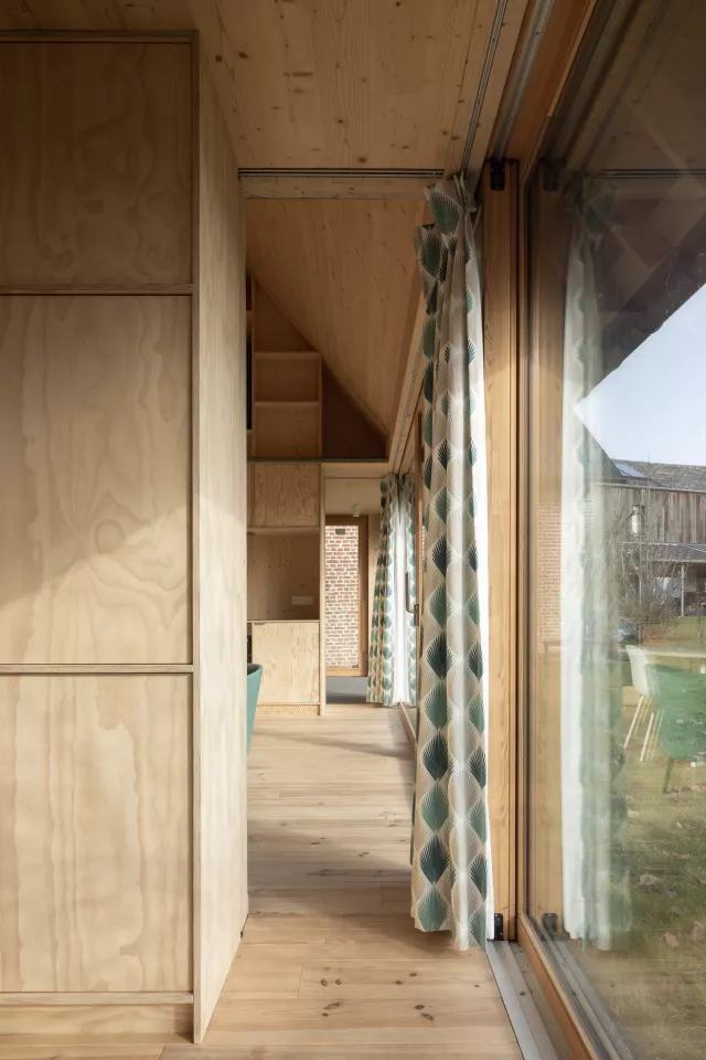 Lrarchitectes gite Sovet Condroz Namur ossature bois bardage