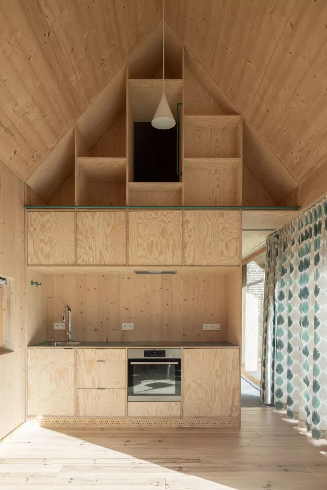 Lrarchitectes gite Sovet Condroz Namur ossature bois bardage