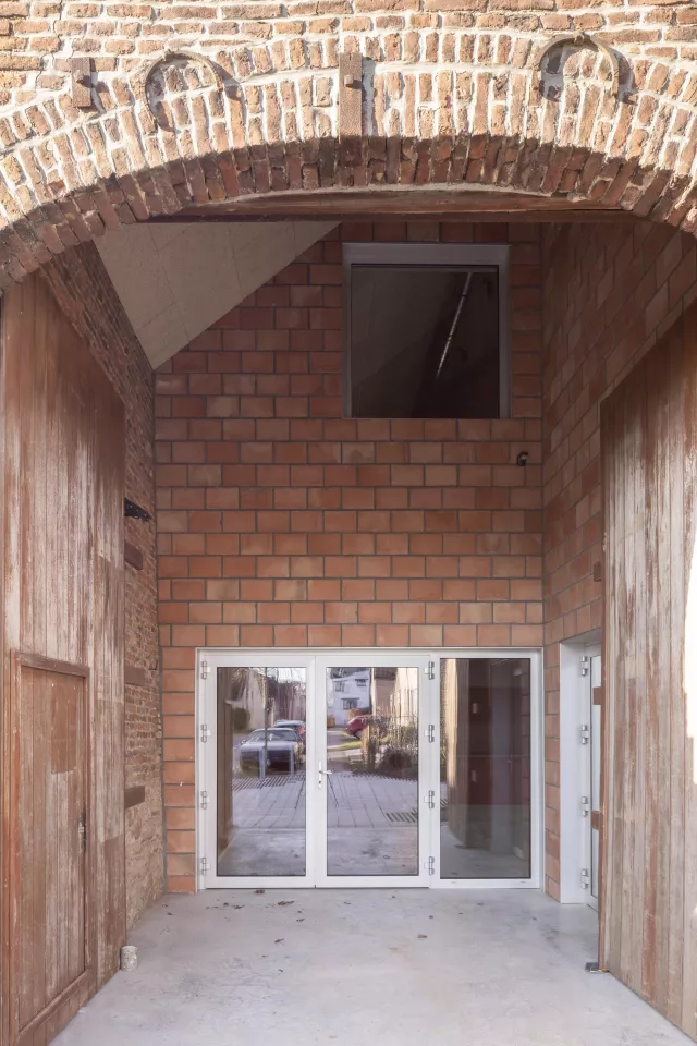 Lrarchitectes transformation grange en salle de village fête Tourinnes walhain